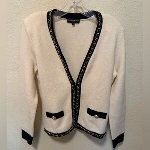 Generation Love Cream Sweater with Black Accents